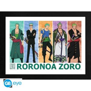 One Piece: Pirate Hunter Zoro Framed Print (30x40cm)