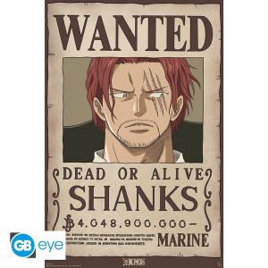 One Piece: Wanted Shanks Poster (91.5x61cm)