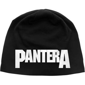 Pantera: Logo (Discharge Print) - Black Beanie Hat Preorder