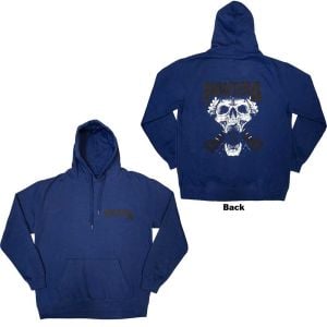 Pantera: Mouth For War B&W (Back Print) - Blue Pullover Hoodie