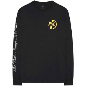 PIL (Public Image Ltd): Image is Rotten (Sleeve Print) - Black Long Sleeve T-Shirt