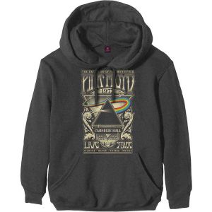 Pink Floyd: Carnegie Hall Poster - Charcoal Grey Pullover Hoodie