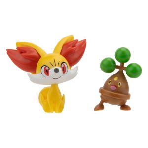 Pokémon: Fennekin & Bonsly Battle Figure First Partner Set Figure 2-Pack (5cm)