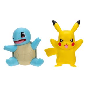 Pokémon: First Partner Set Battle Figure 2-Pack Squirtle #2, Pikachu #9