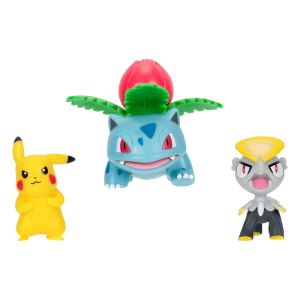 Pokémon: Pikachu #2, Jangmo-o, Ivysaur Battle Figure Set Figure 3-Pack