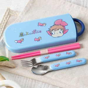 Ponyo: Ponyo on the Cliff Chopsticks & Spoon & Fork Set Preorder