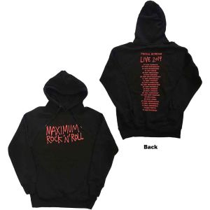 Primal Scream: Maximum RnR (Back Print) - Black Pullover Hoodie