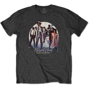 Prince: Purple Rain Circle - Charcoal Grey T-Shirt