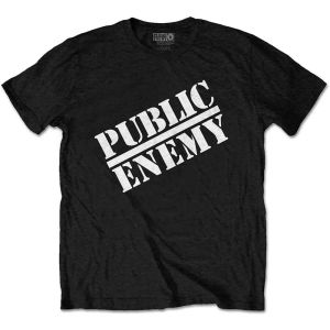 Public Enemy: Logo - Black T-Shirt