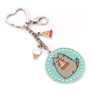 Pusheen: Blue Pizza Keychain Preorder