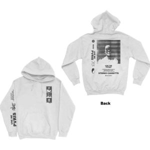 PVRIS: Use Me Copyright (Back Print, Sleeve Print) - White Pullover Hoodie