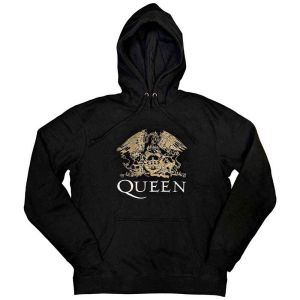 Queen: Crest - Black Pullover Hoodie