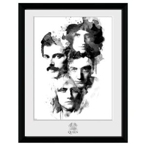 Queen: "Faces" Framed Print (30x40cm)