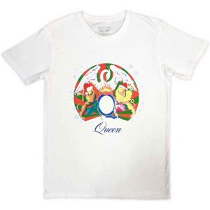 Queen: Snowflake Crest - White T-Shirt