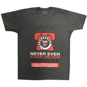 Radiohead: Never Pick It Up - Charcoal Grey T-Shirt