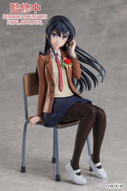 Rascal Does Not Dream of a Knapsack Kid: Mai Sakurajima Graduation Ver. Statue (15cm) Preorder