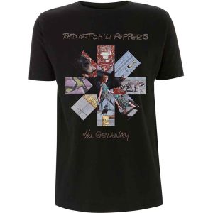 Red Hot Chili Peppers: Getaway Album Asterisk - Black T-Shirt