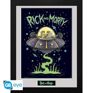 Rick and Morty: "Ship" Framed Print (30x40cm)