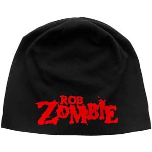 Rob Zombie: Logo (Discharge Print) - Black Beanie Hat Preorder