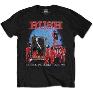 Rush: Moving Pictures Tour - Black T-Shirt