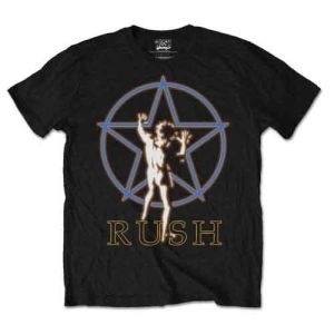 Rush: Starman Glow - Black T-Shirt