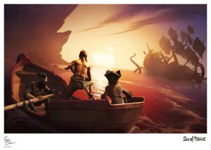 Sea of Thieves: Kraken Encounter Limited Edition Art Print Preorder