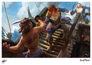 Sea of Thieves: Clashing Cutlasses Limited Edition Art Print Preorder