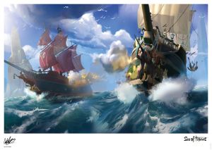 Sea of Thieves: Broadsides At Noon Limited Edition Art Print Preorder