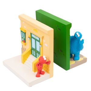 Sesame Street: Elmo & Cookie Monster Resin Bookends Preorder