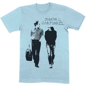 Simon & Garfunkel: Walking - Light Blue T-Shirt