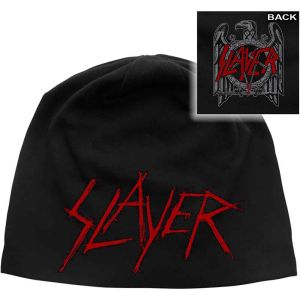 Slayer: Eagle (Discharge Print) - Black Beanie Hat Preorder