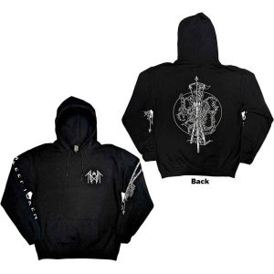 Sleep Token: Trinity (Back Print, Sleeve Print) - Black Pullover Hoodie