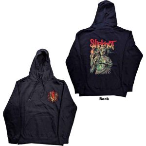 Slipknot: Burn Me Away (Back Print) - Navy Blue Pullover Hoodie