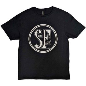 Small Faces: Logo - Black T-Shirt