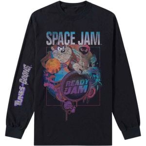 Space Jam: SJ2: Ready 2 Jam - Black Long Sleeve T-Shirt