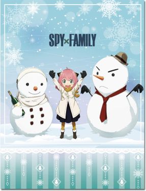 Spy x Family: Snowman and Anya Blanket (117x152cm)