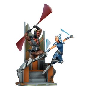 Star Wars: Ahsoka Tano vs Darth Maul Diorama The Clone Wars (51cm) Preorder