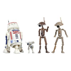 Star Wars: The Mandalorian Black Series Action Figure 4-Pack (R5-D4, BD-72 & Pit Droids) Preorder