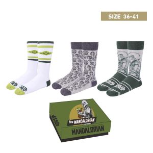 Star Wars: The Mandalorian Socks 3-Pack (36-41) Preorder