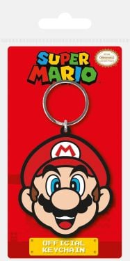 Super Mario: Mario Rubber Keychain (6cm) Preorder