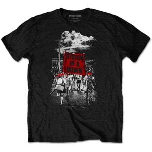 System Of A Down: Banner Marches - Black T-Shirt