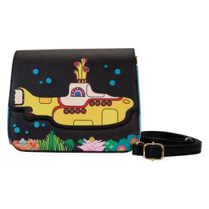 Loungefly: The Beatles Yellow Submarine Flap Pocket Crossbody Bag