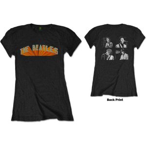 The Beatles: Live in Japan (Back Print) - Ladies Black T-Shirt