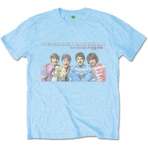 The Beatles: LP Here Now - Light Blue T-Shirt