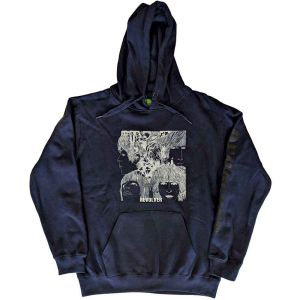 The Beatles: Reverse Revolver (Sleeve Print) - Navy Blue Pullover Hoodie