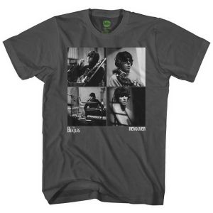 The Beatles: Revolver Studio Shots - Charcoal Grey T-Shirt