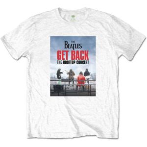 The Beatles: Rooftop Concert - White T-Shirt