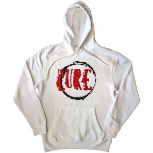 The Cure: Circle Logo - White Pullover Hoodie