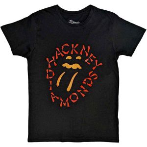 The Rolling Stones: Hackney Diamonds Negative Tongue - Black T-Shirt