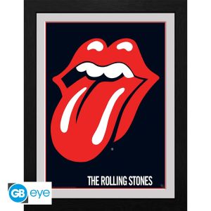 The Rolling Stones: "Lips" Framed Print (30x40cm)